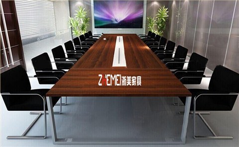 浙美办公家具会议长桌 会议桌椅组合简约 现代 条形桌洽谈开会桌