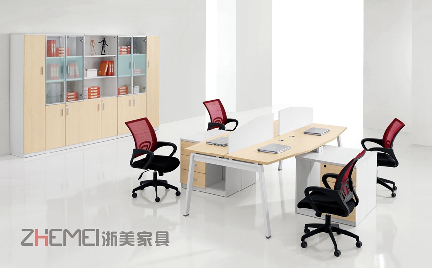 职员桌、电脑桌、职员电脑桌、南京浙美OK-D0722 两组组合方式2